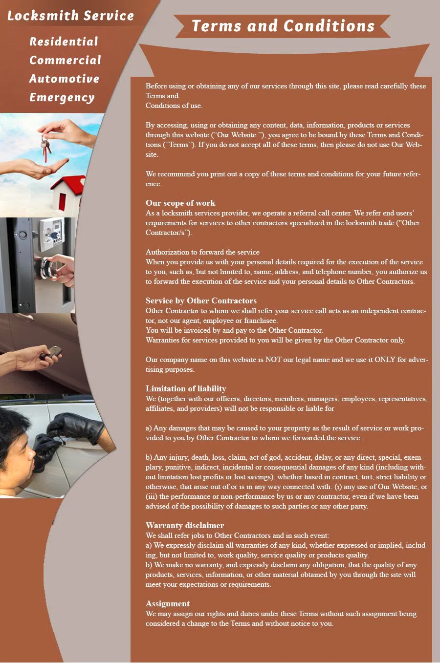 West Linn OR Locksmith Store West Linn, OR 503-882-0192 - terms-and-condition